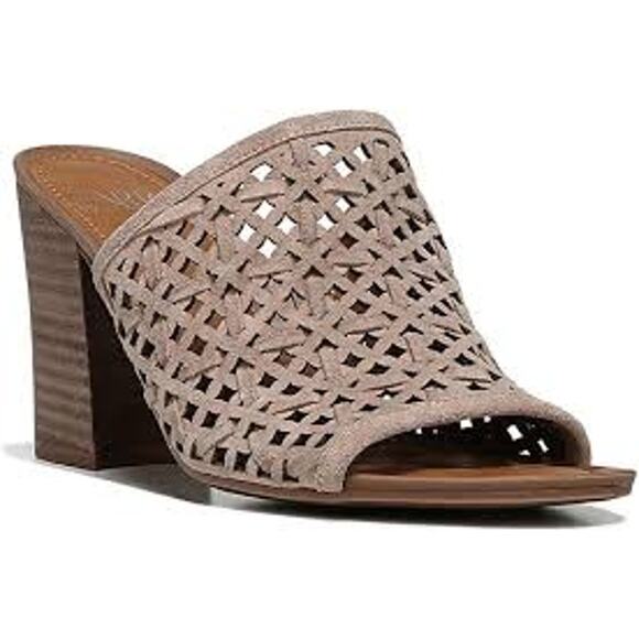 Sarto Franco Sarto Womens Joselle Heeled Sandals Leather Upper Beige Size 9 - Picture 1 of 7